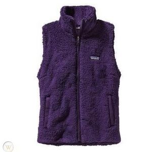 Patagonia Purple Los Gatos Fleece Vest Soft Zip Up